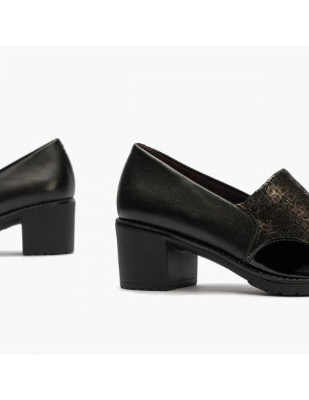 PITILLOS - Zapato combinado negro - 5330