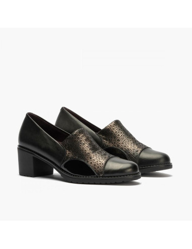 PITILLOS - Zapato combinado negro - 5330