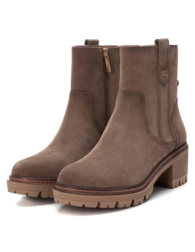 CARMELA - Bota taupe serraje - 160967