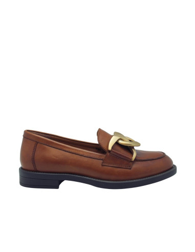 top 3 - mocasin cuero con adorno - 23842