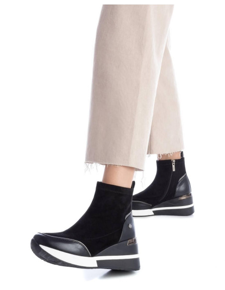 XTI - Botin lycra negro -141576