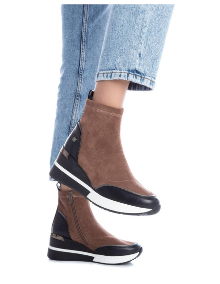 XTI - botin lycra taupe - 141576