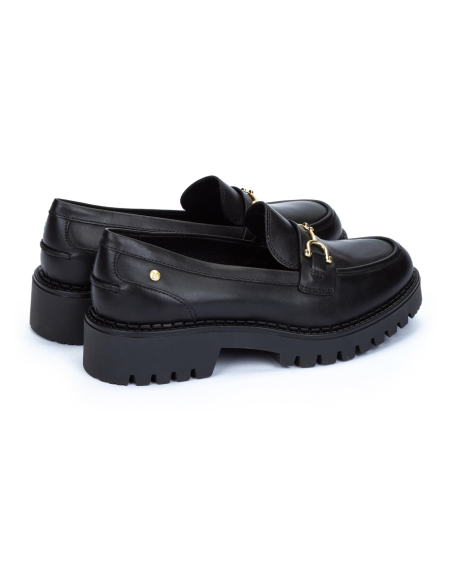 pikolinos - mocasin piel negro - W6P-3857