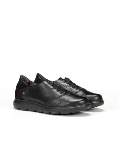 FLUCHOS - Zapato piel negro - F1866