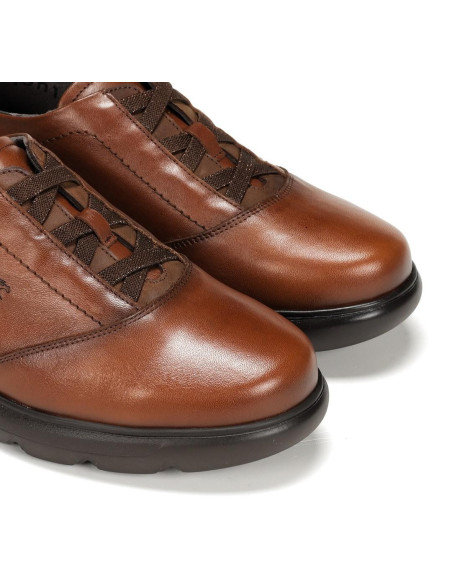 FLUCHOS - Zapato piel marrón - F1866