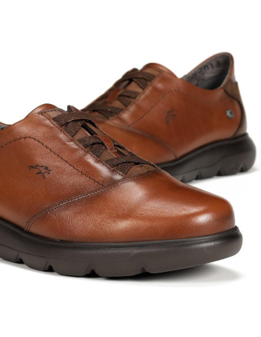 FLUCHOS - Zapato piel marrón - F1866