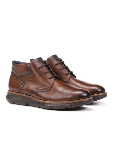 FLUCHOS - Bota piel marrón - F1353