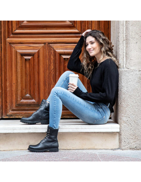 panama jack  - bota negro - FRISIA.B1