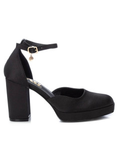 XTI - Sandalia raso negro - 141195