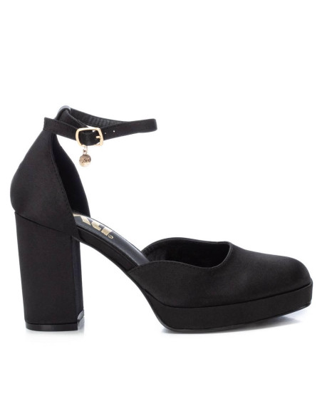 XTI - Sandalia raso negro - 141195