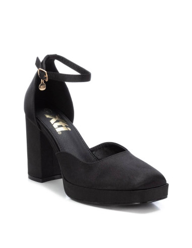 XTI - Sandalia raso negro - 141195