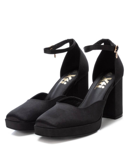 XTI - Sandalia raso negro - 141195