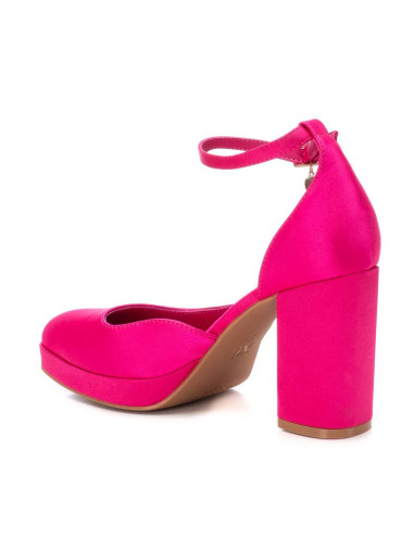 XTI - sandalia raso fuxia -141195