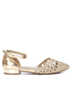 XTI - sandalia trenzada oro - 142366