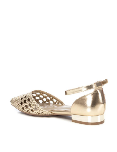 XTI - sandalia trenzada oro - 142366