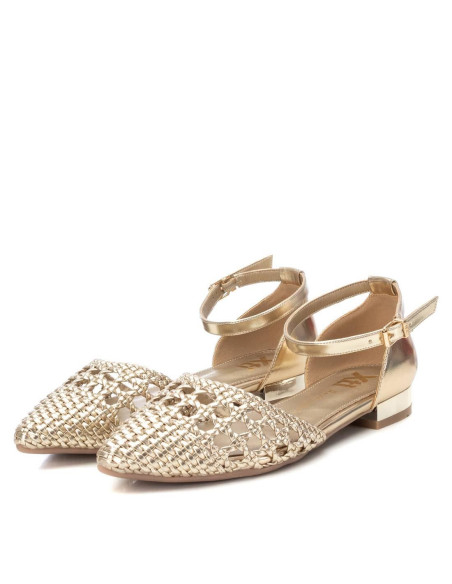 XTI - sandalia trenzada oro - 142366