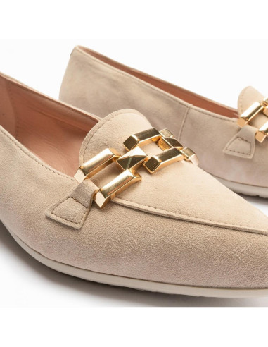 pitillos - mocasin beig cadena - 5780