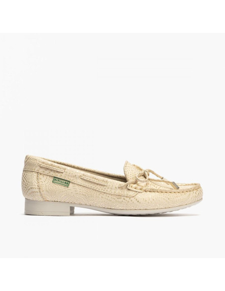 pitillos - mocasin piel dorado - 3800