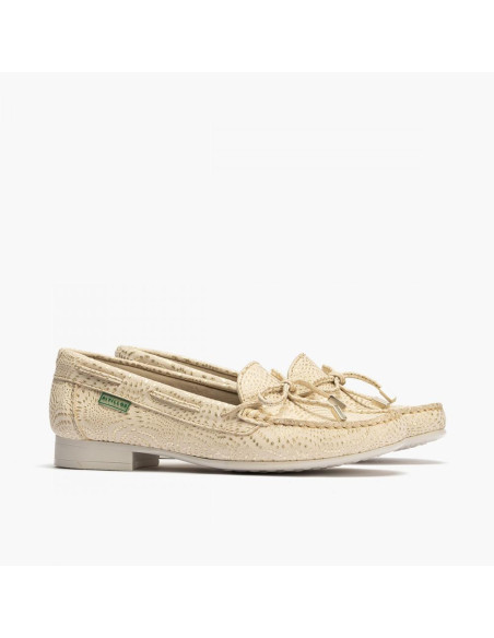 pitillos - mocasin piel dorado - 3800