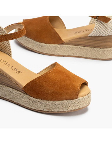 pitillos - valenciana serraje cuero - 5520