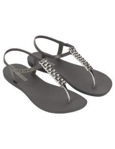 ipanema - sandalia gris adorno - 83508
