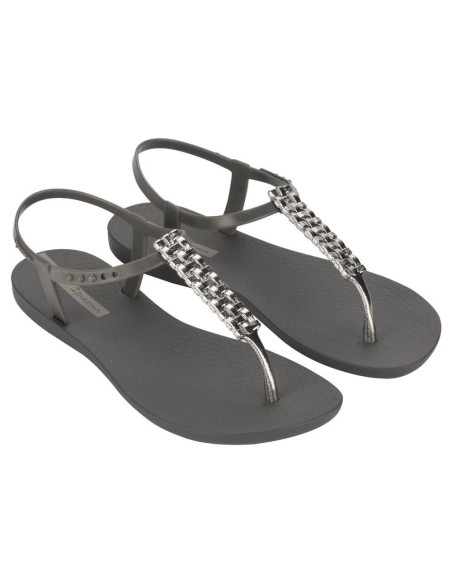 ipanema - sandalia gris adorno - 83508