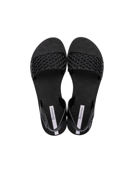 ipanema  - sandalia negro pala talon - 82855