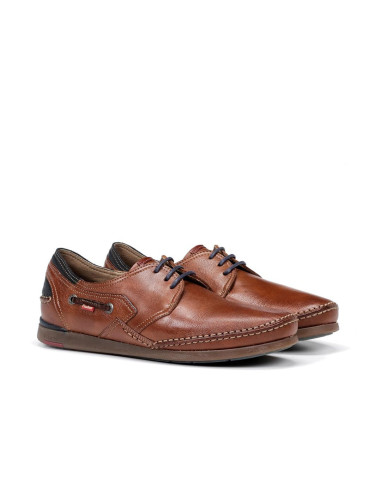 fluchos - zapato cordon cuero - 9884