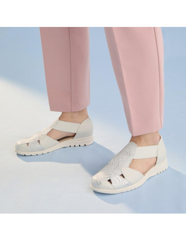 pitillos - sandalia piel blanco - 2822