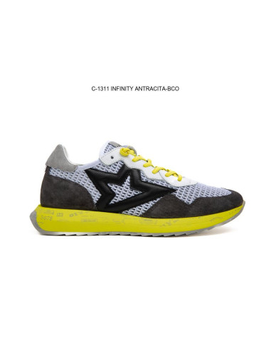 CETTI - Zapatilla rejilla blanco fluor - 1311