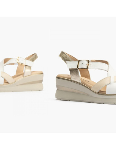 pitillos - sandalia blanco piel - 5614