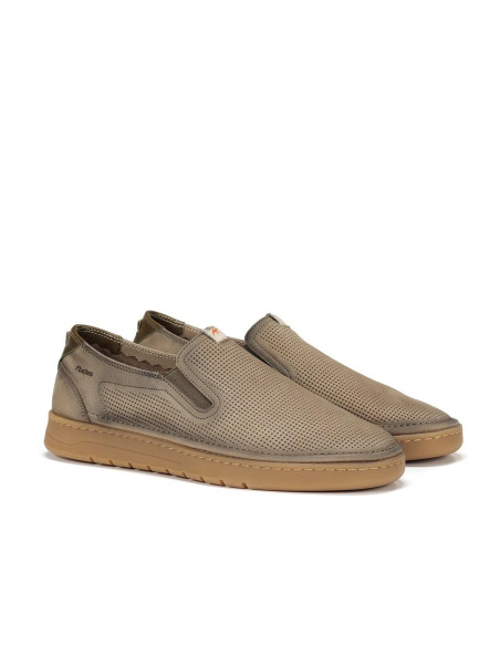 fluchos - mocasin piel beig - F1946