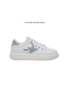CETTI - Tenis piel blanco adorno - 1320