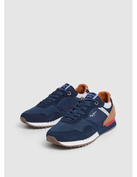 PEPE JEANS - Zapatilla vestir marino - PMS40018