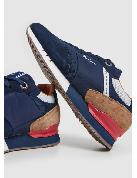 PEPE JEANS - Zapatilla vestir marino - PMS40018