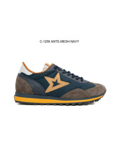 cetti - zapatilla piel marino -  C1259