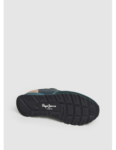 PEPE JEANS - Zapatilla metalizada kaky - PLS40021