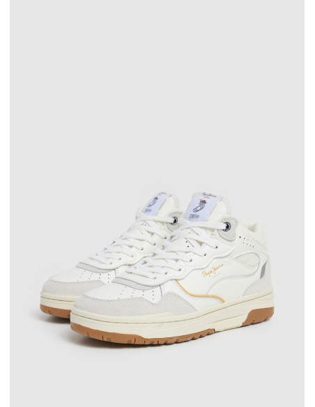 PEPE JEANS - Semibota blanca Skate - PLS00023