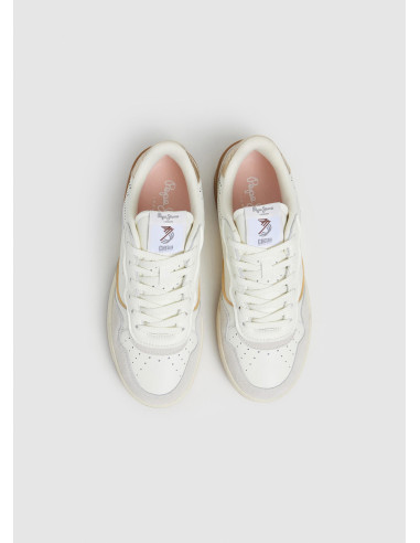 PEPE JEANS - Deportivo Skate blanco -  PLS00024