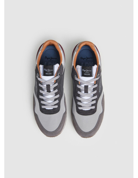 PEPE JEANS - Zapatilla vestir gris -  PMS40018
