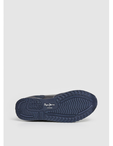 PEPE JEANS - Zapatilla metalizada marino - PLS40023