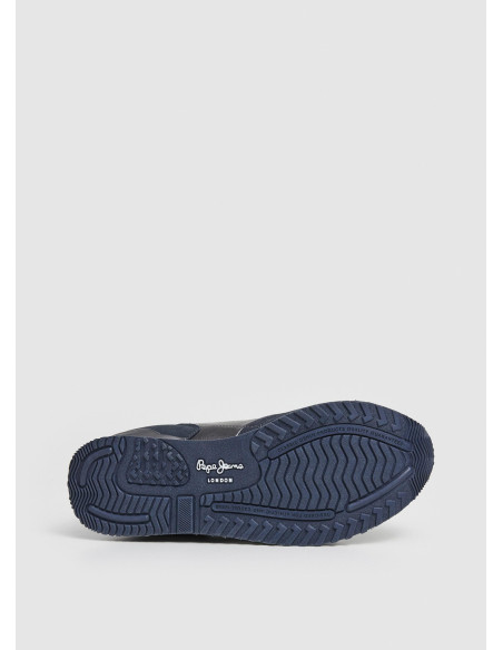 PEPE JEANS - Zapatilla metalizada marino - PLS40023