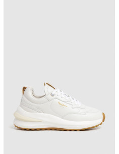 PEPE JEANS - Zapatilla blanco retro - PLS60014