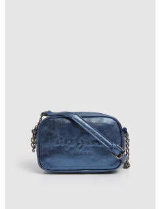 PEPE JEANS - Bandolera metalizada azul - PLO31577