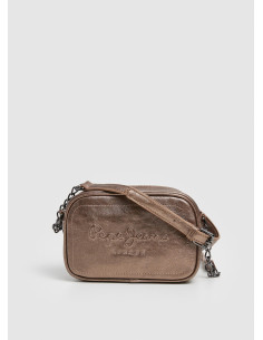 PEPE JEANS - Bandolera metalizada bronce - PLO31577