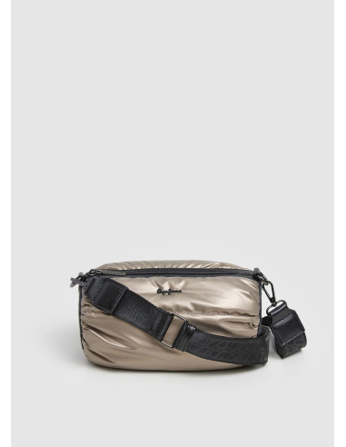 PEPE JEANS - Bolso acolchado taupe - PLO31580