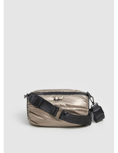PEPE JEANS - Bolso acolchado taupe - PLO31580