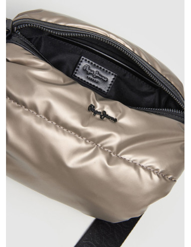 PEPE JEANS - Bolso acolchado taupe - PLO31580