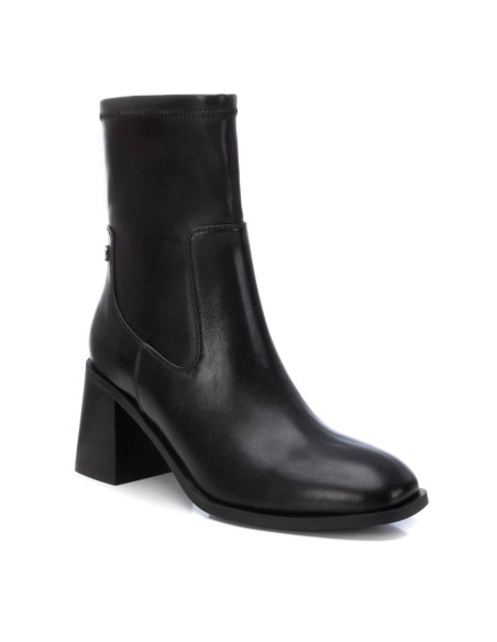 XTI - Botin negro elastico tacon - 143421