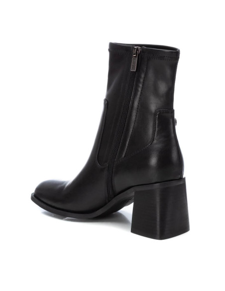 XTI - Botin negro elastico tacon - 143421